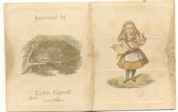 ルイス・キャロル 《切手ケース》 1890年 紙 Lewis Carroll, The Wonderland postage stamp case. The Rosenbach, Philadelphia